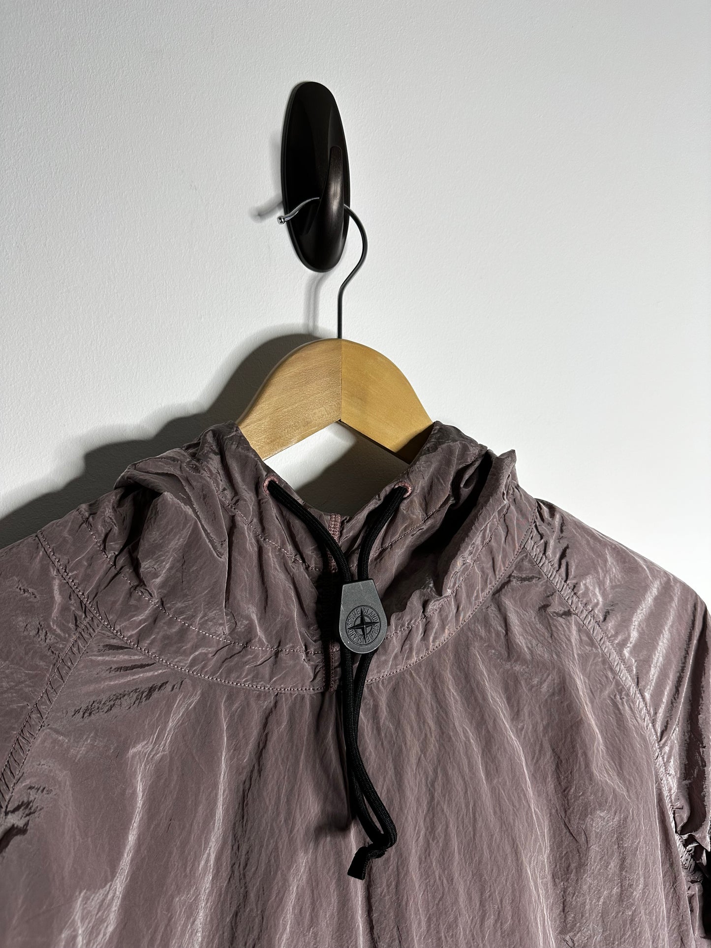 Stone Island Rose Quartz Nylon Metal Pullover Smock - Medium
