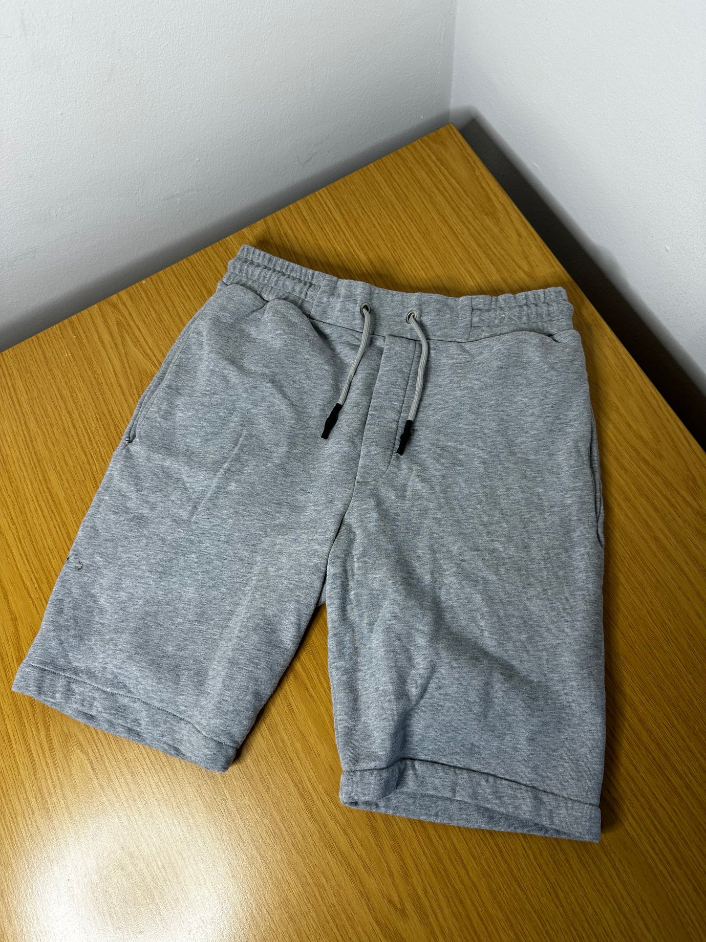 Alexander McQueen Grey Cotton Fleece Shorts - Medium