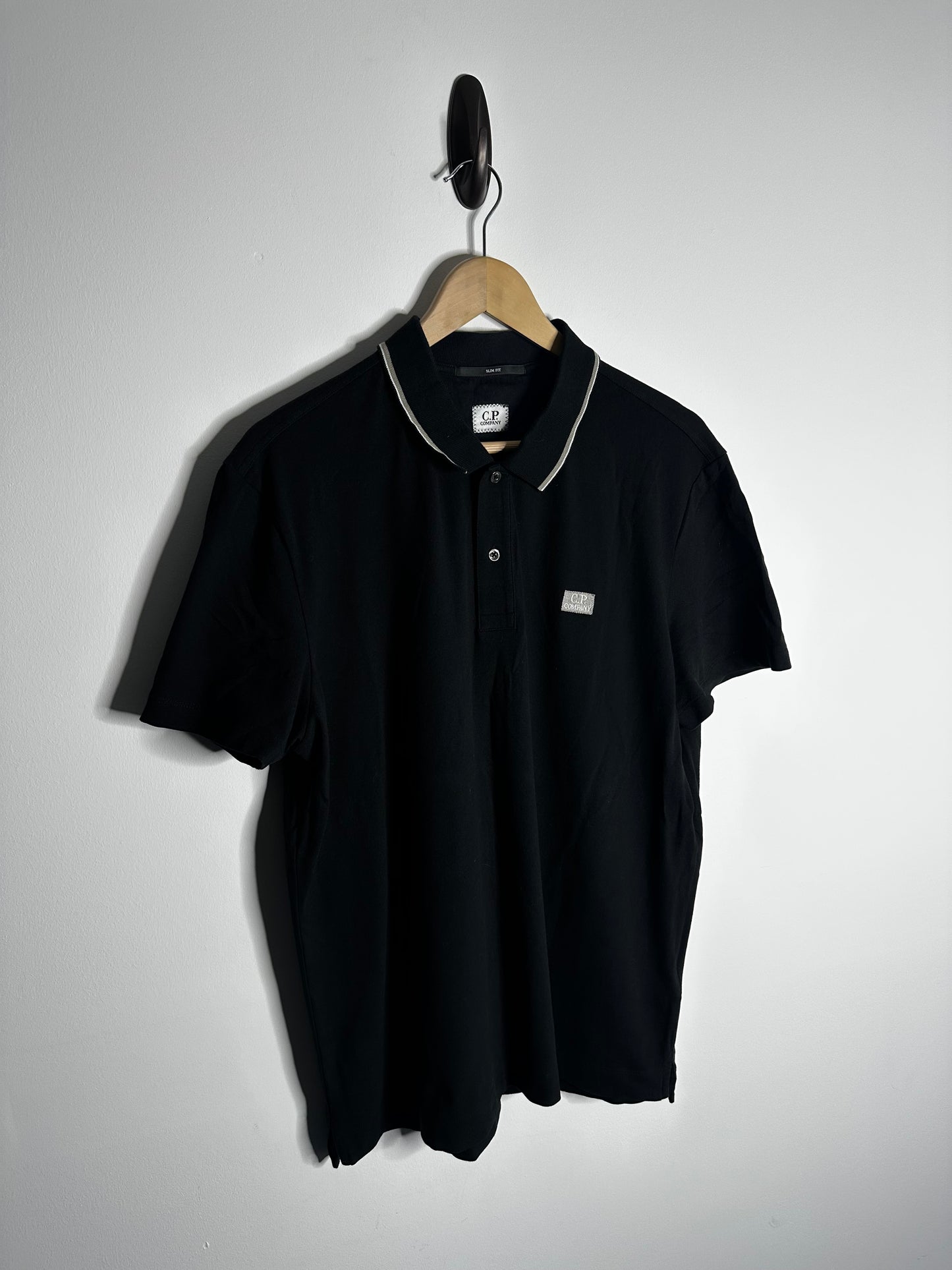 C.P. Company Black Polo Shirt - XXL