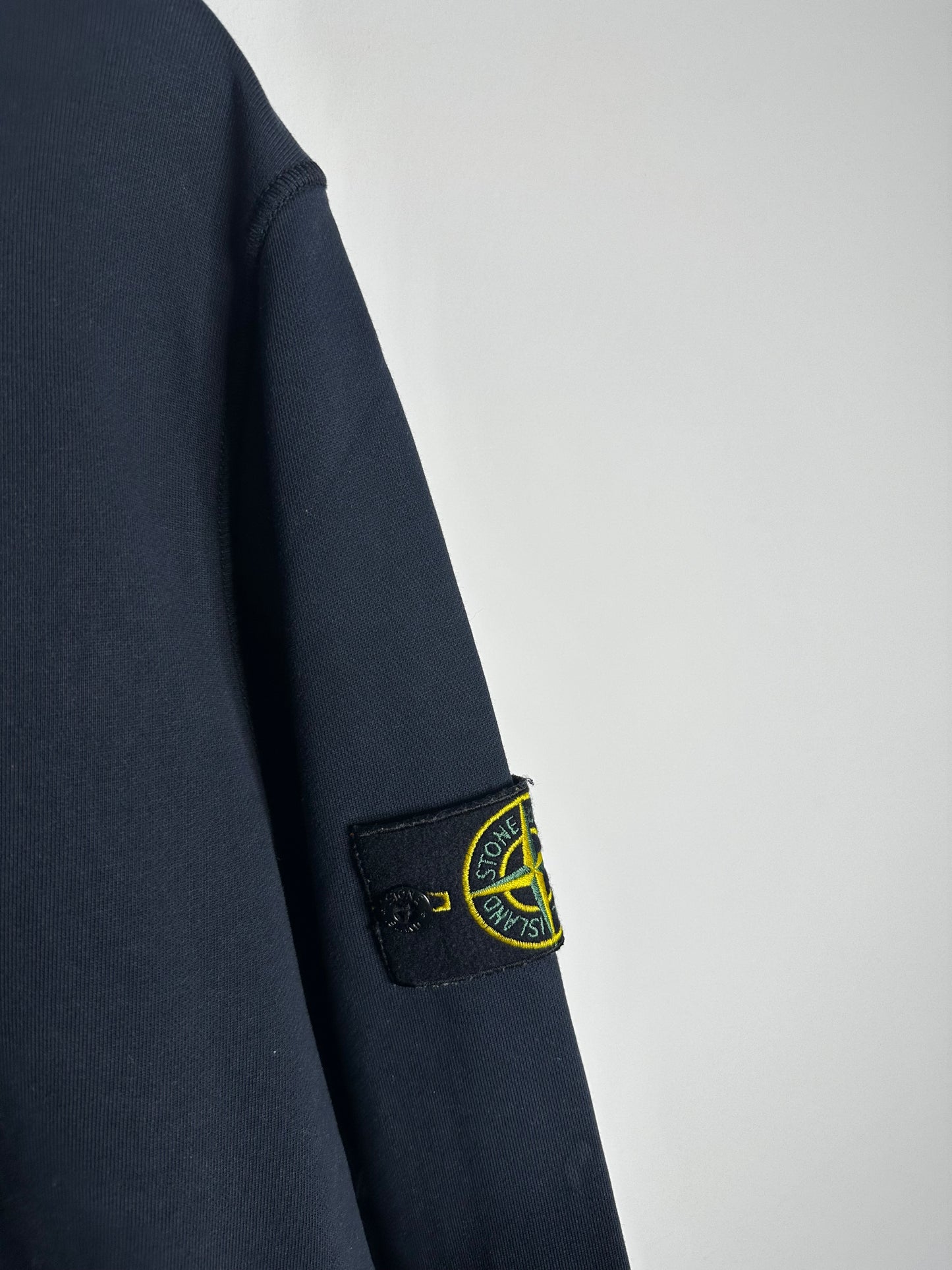 Stone Island Navy Crewneck Sweatshirt - Large