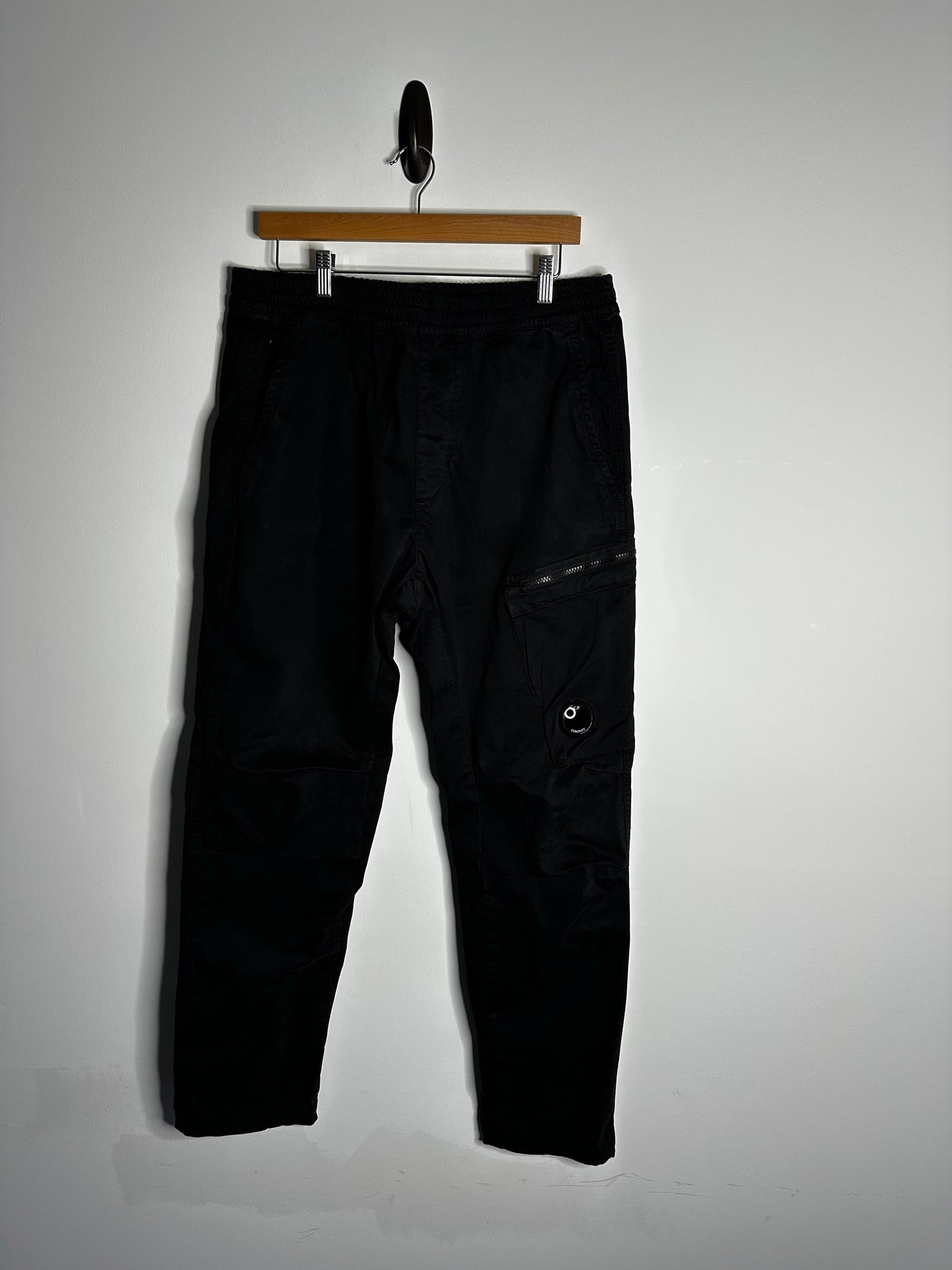 C.P. Company Black Cargo Trousers - Extra Large