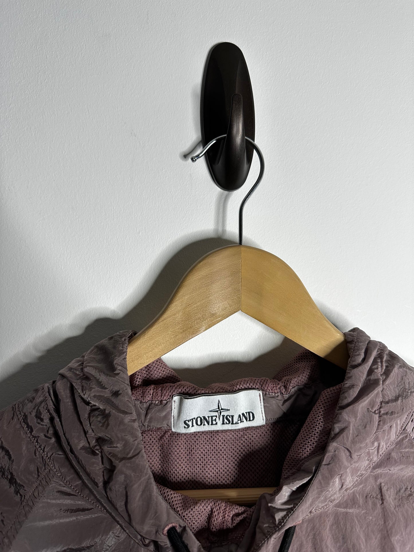 Stone Island Rose Quartz Nylon Metal Pullover Smock - Medium