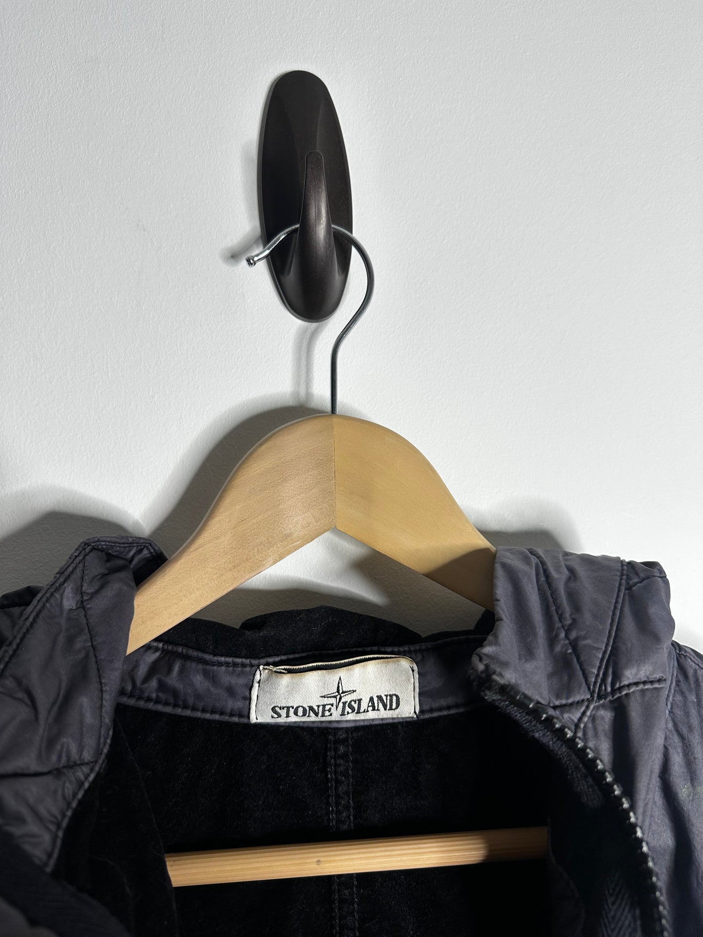 Stone Island Purple Lamy Flock Hooded Jacket - XXL