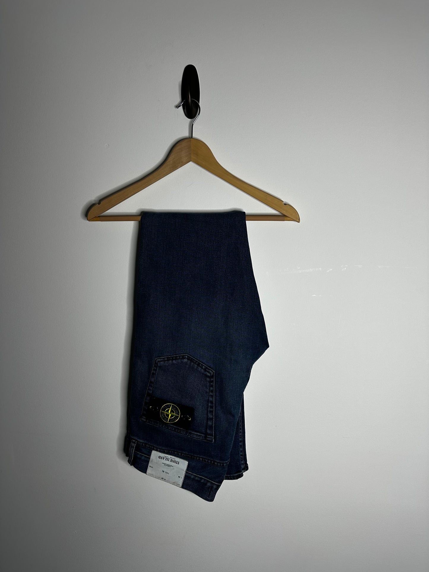 Stone Island Blue Denim Jeans - 33 Waist / 34 Leg