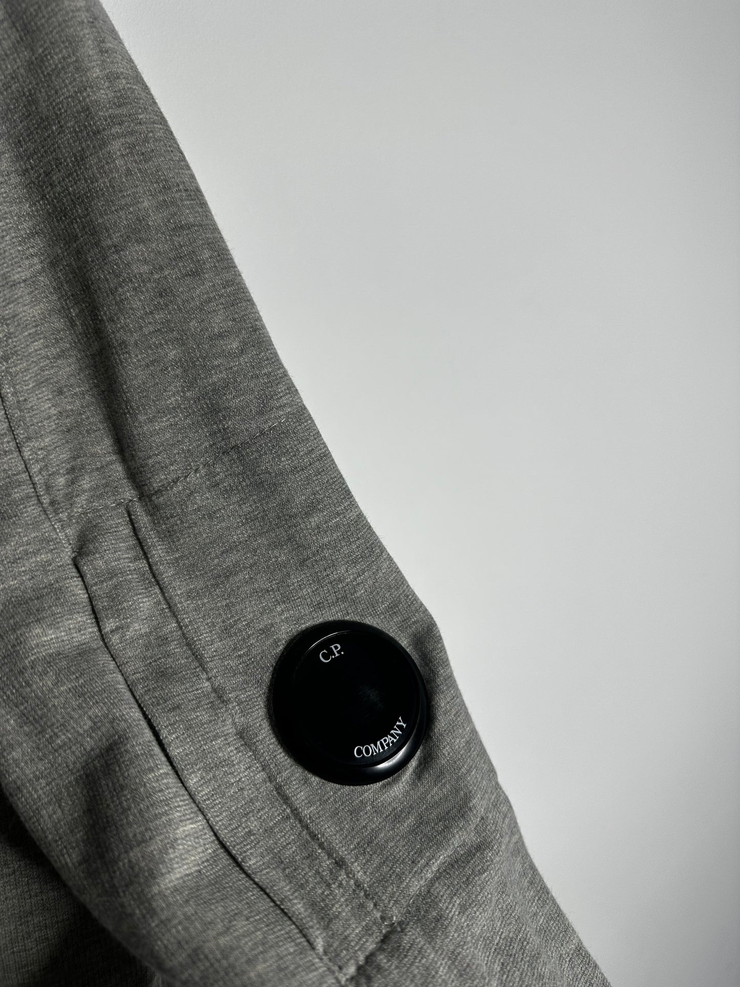 C.P. Company Grey Full Zip Hoodie - Medium