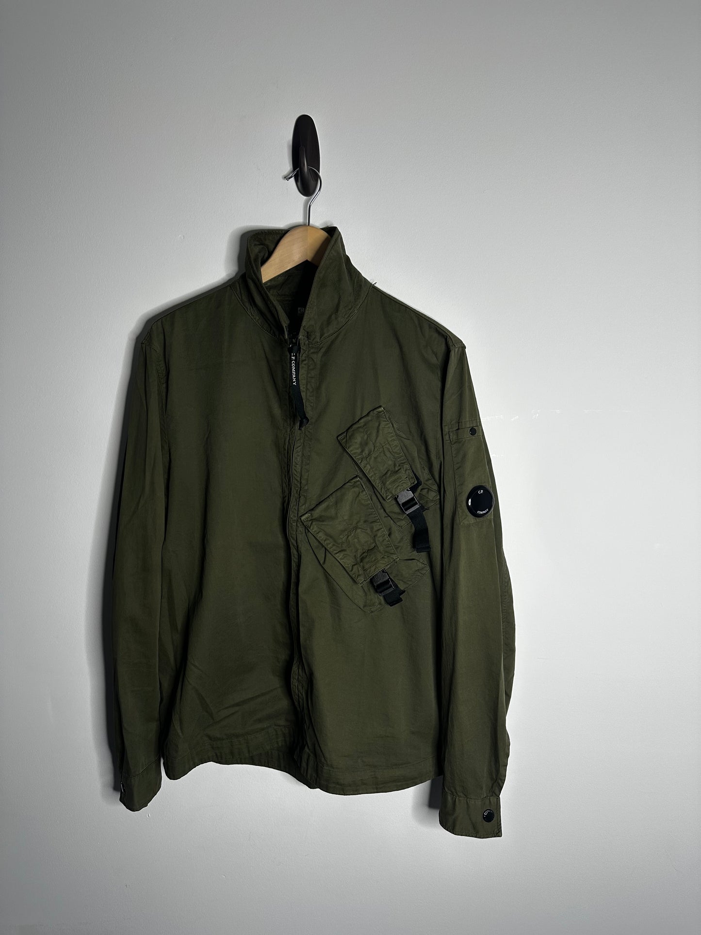 C.P. Company Khaki Utility Overshirt - Large