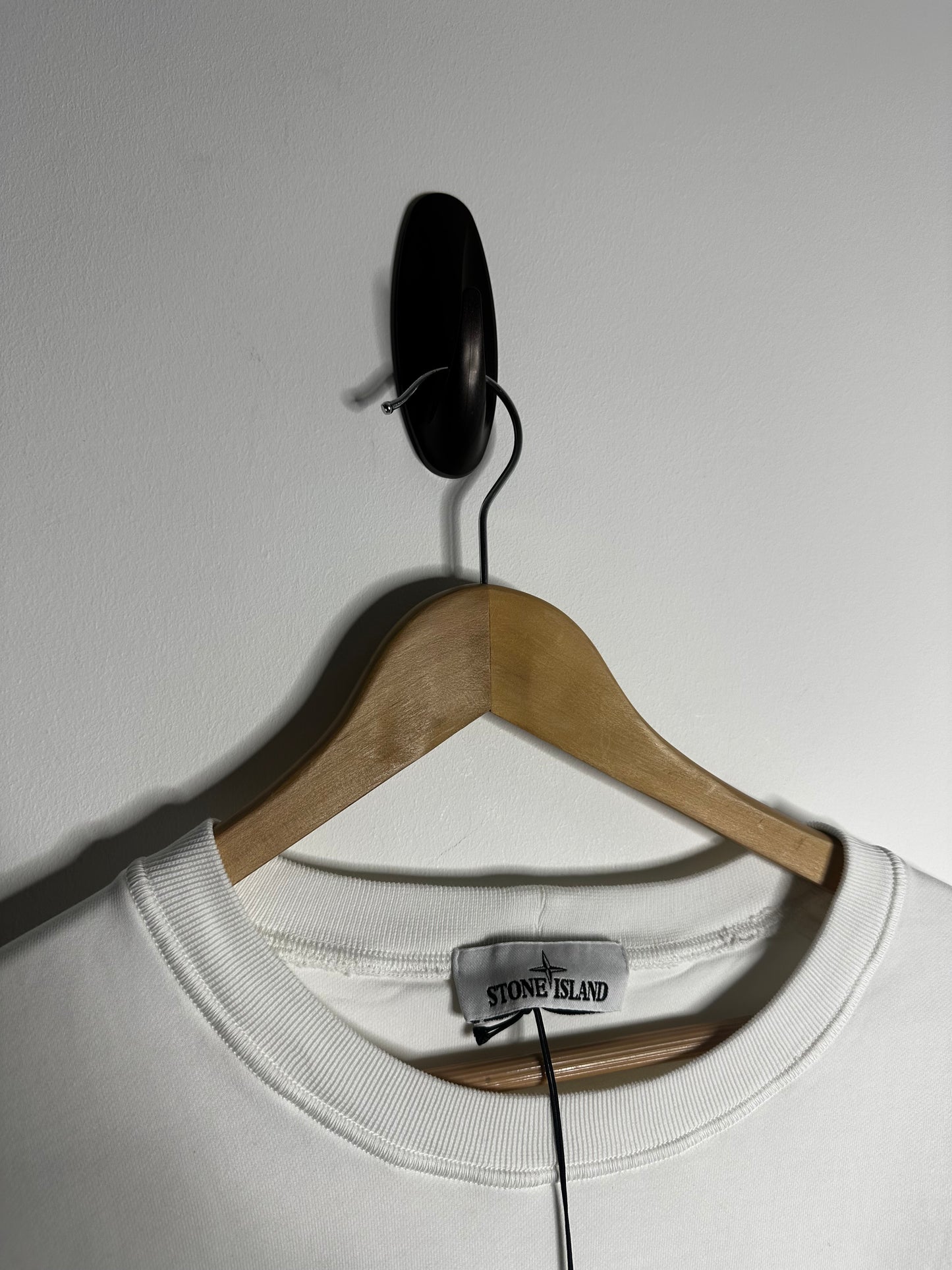 Stone Island White Crewneck Sweatshirt - XXL