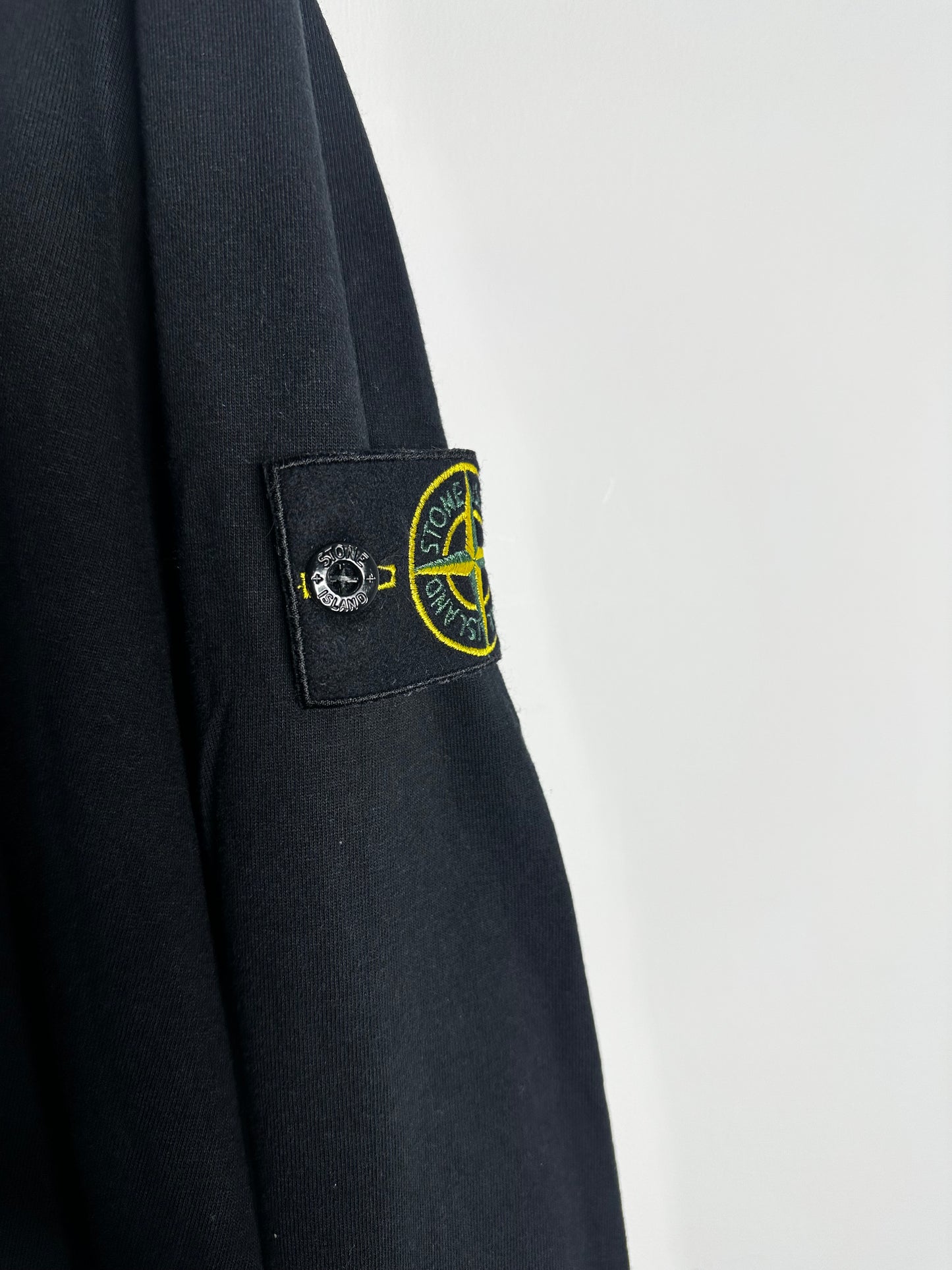 Stone Island Black Long Sleeve T - Shirt - XXL