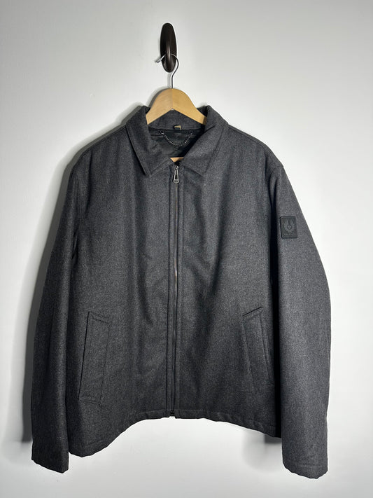 Belstaff Grey Palmer Wool Blend Jacket - XXL