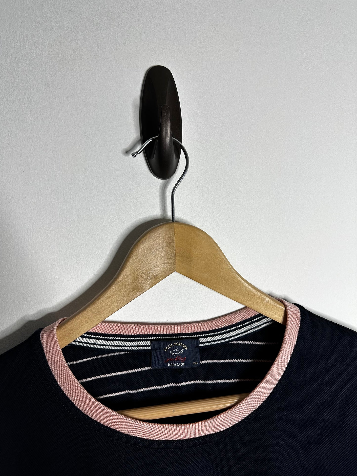 Paul & Shark Navy Patch Logo T - Shirt - XXL