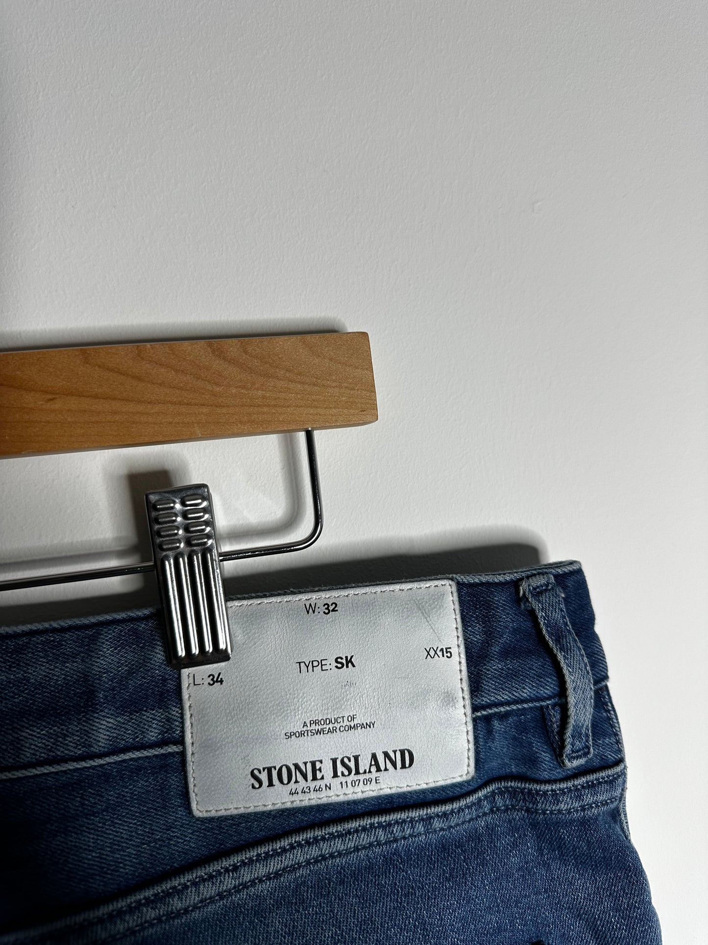 Stone Island Blue Denim Jeans - 32 Waist / 34 Leg
