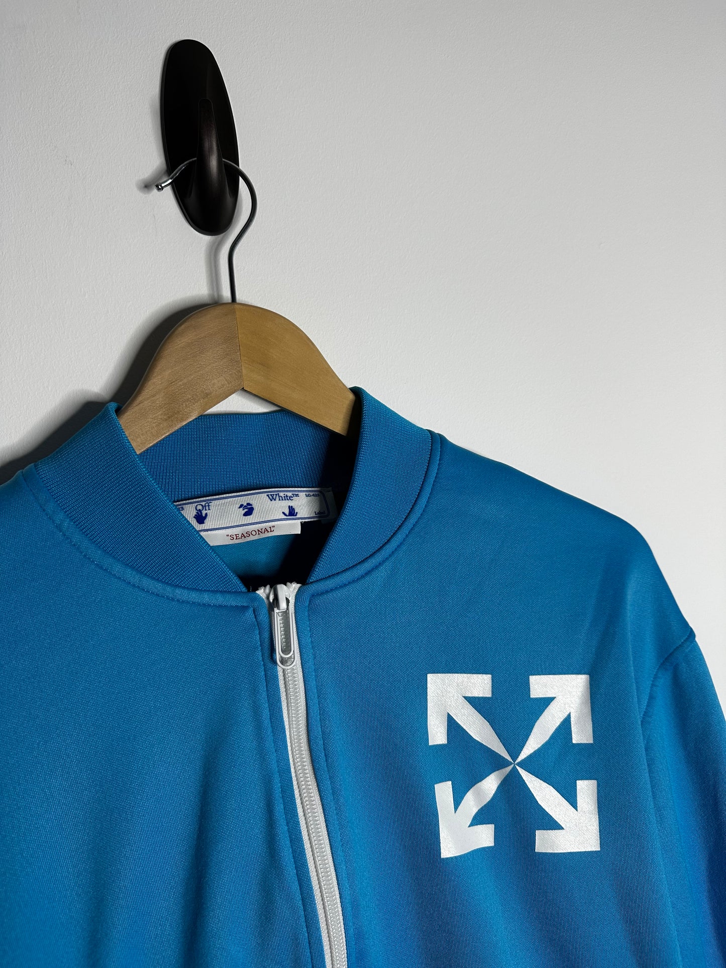OFF - WHITE Blue Single Arrow Tracksuit Top - Medium