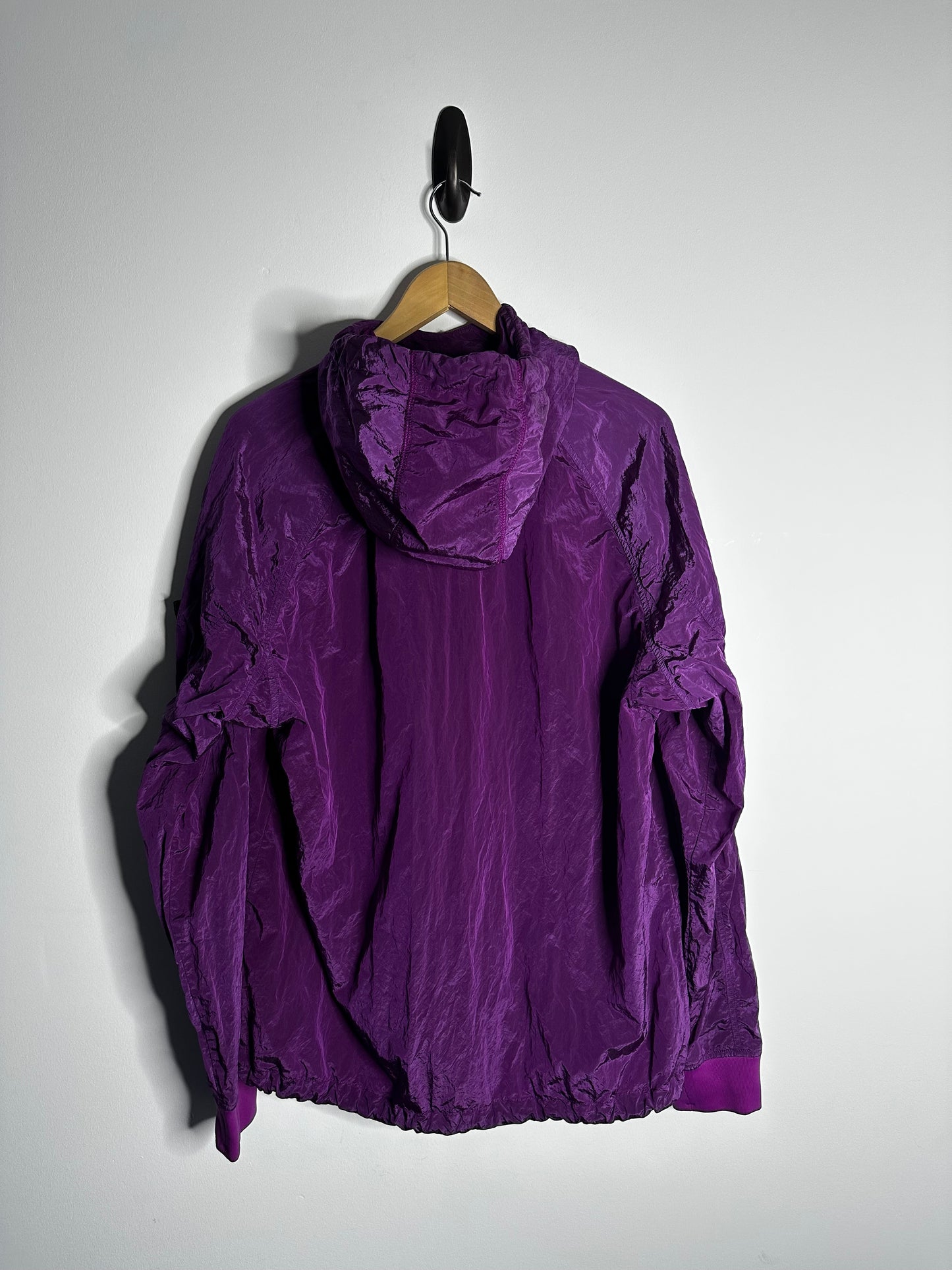 Stone Island Purple Nylon Metal Pullover Smock - Large
