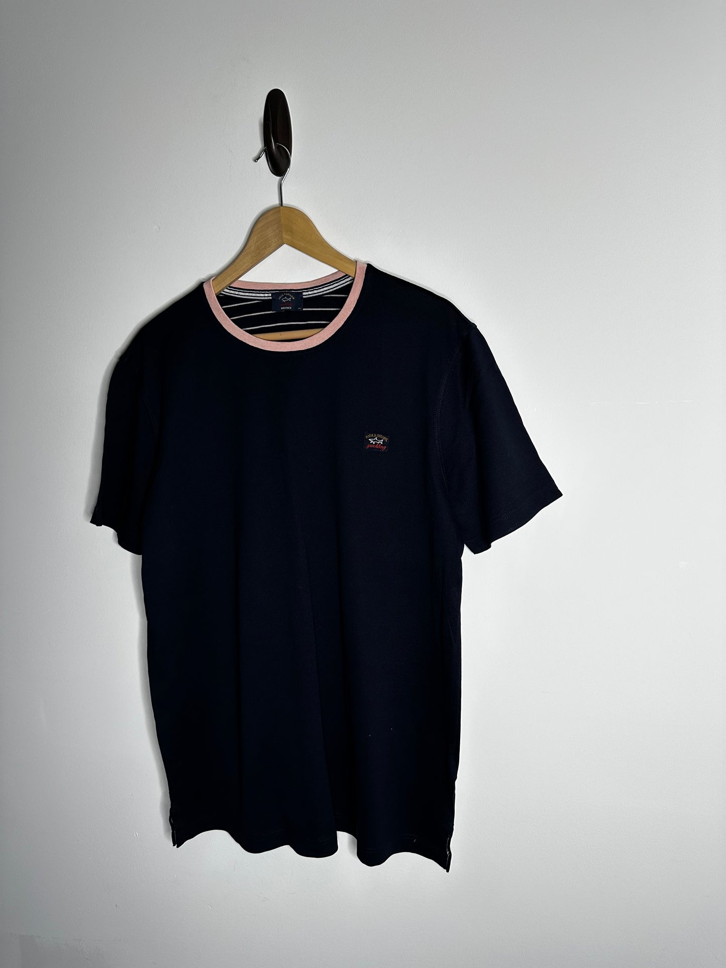 Paul & Shark Navy Patch Logo T - Shirt - XXL