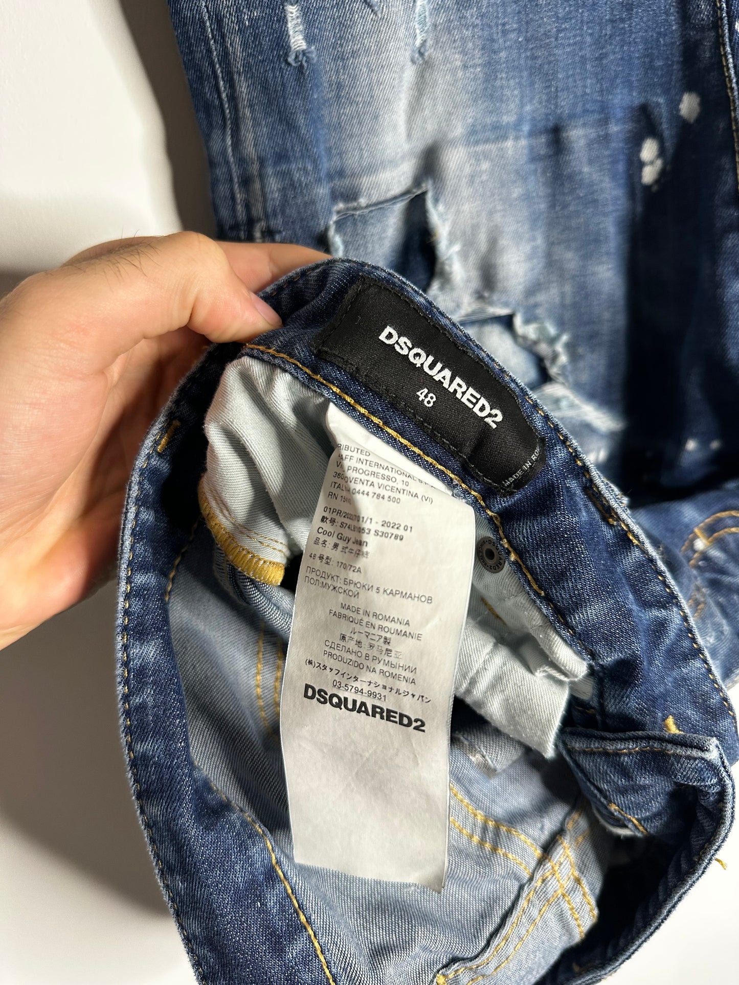 DSQUARED2 Blue Cool Guy Jeans - 34 Waist