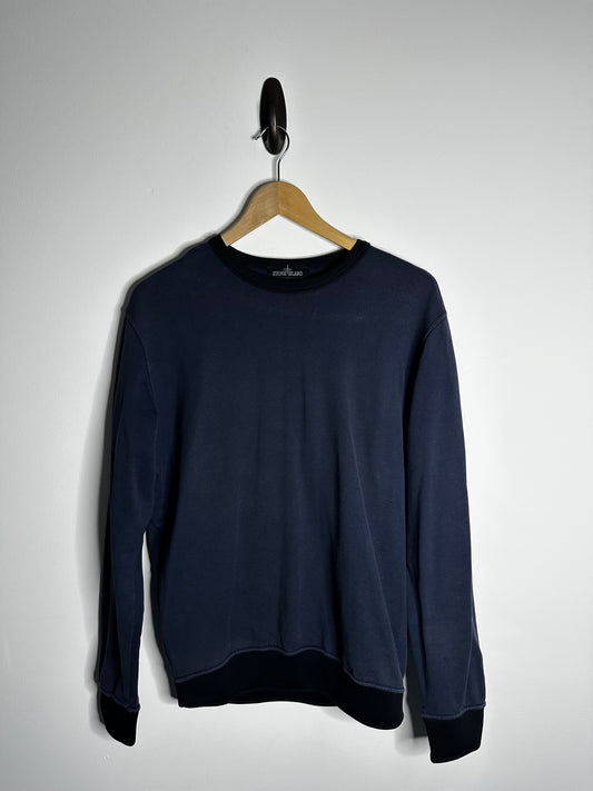 Stone Island Navy Shadow Project Sweatshirt - Small