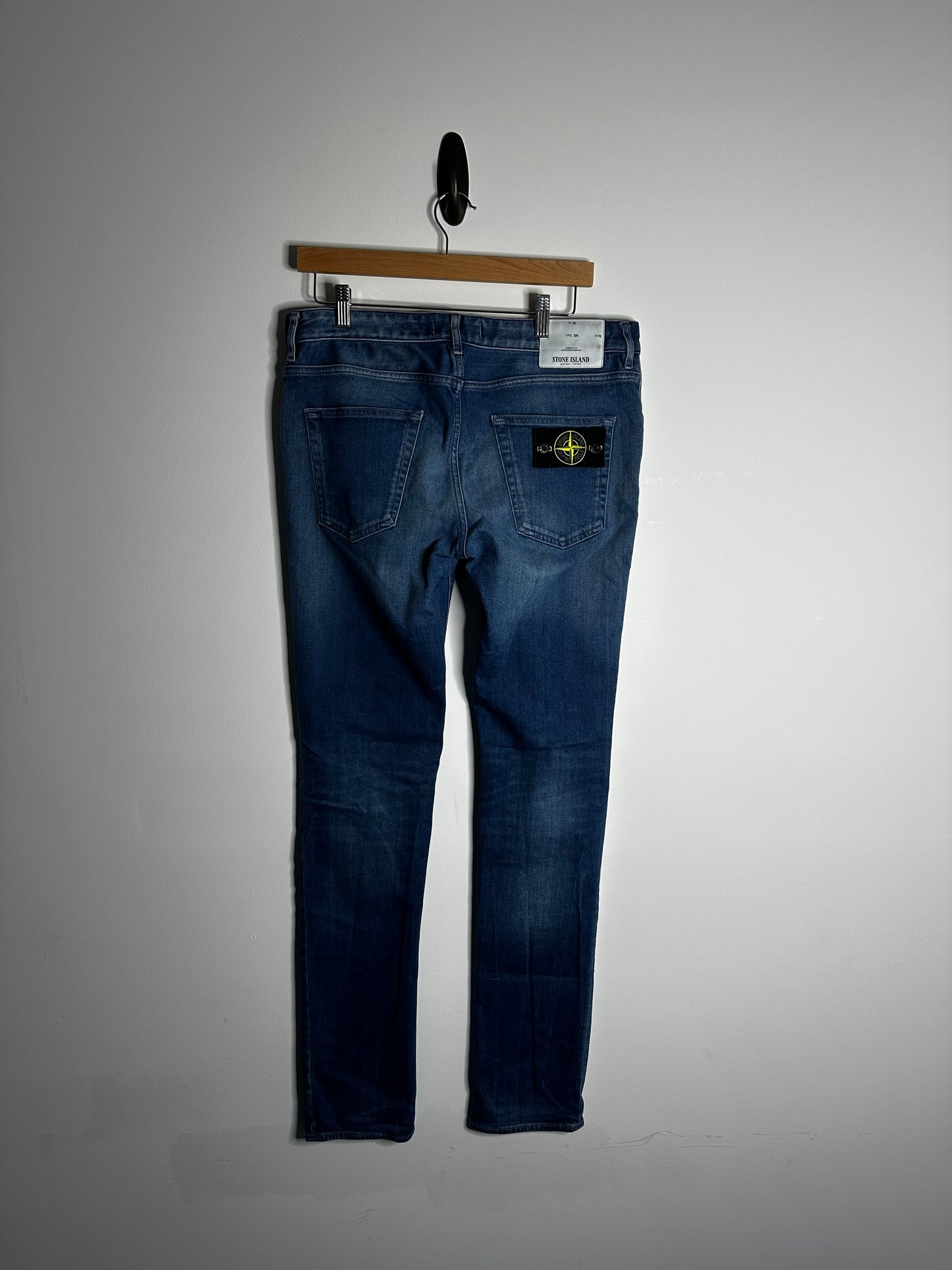 Stone Island Blue Denim Jeans - 32 Waist / 34 Leg