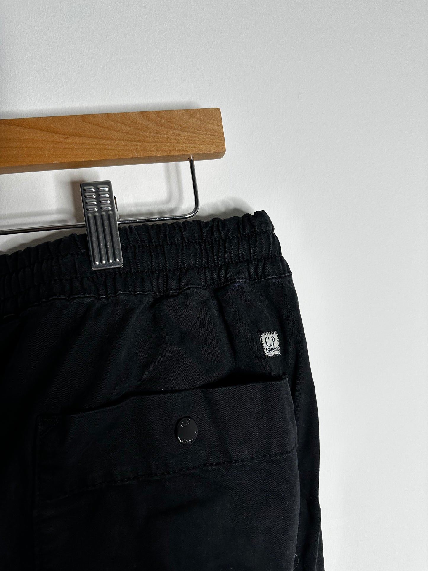 C.P. Company Black Cargo Trousers - Extra Large