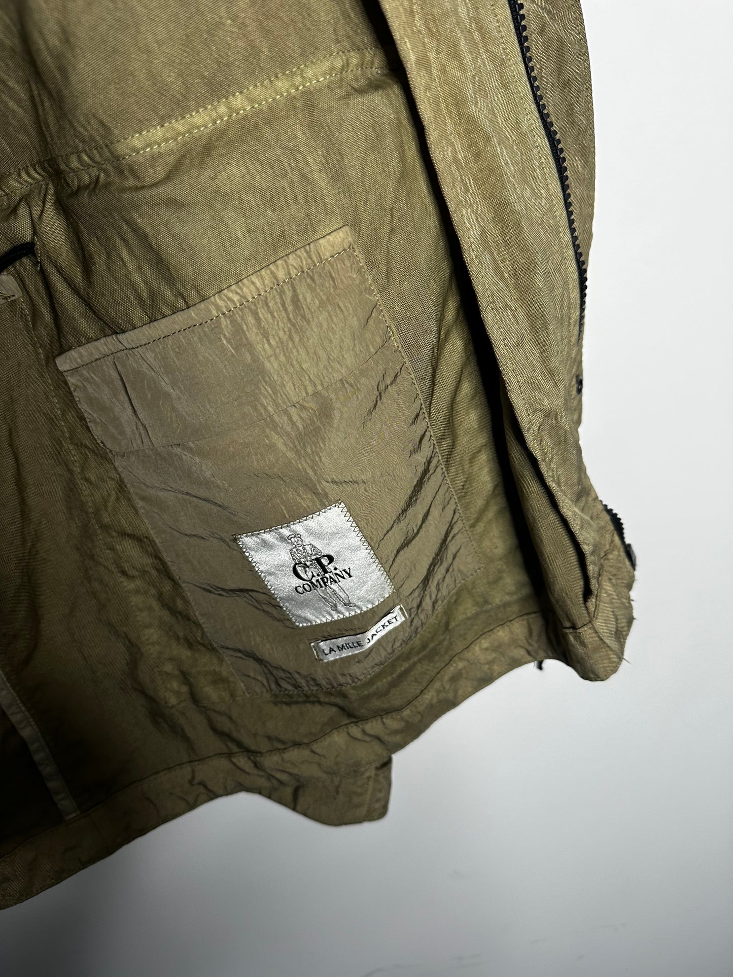 C.P. Company Sand Quartz La Mille Goggle Jacket - Large