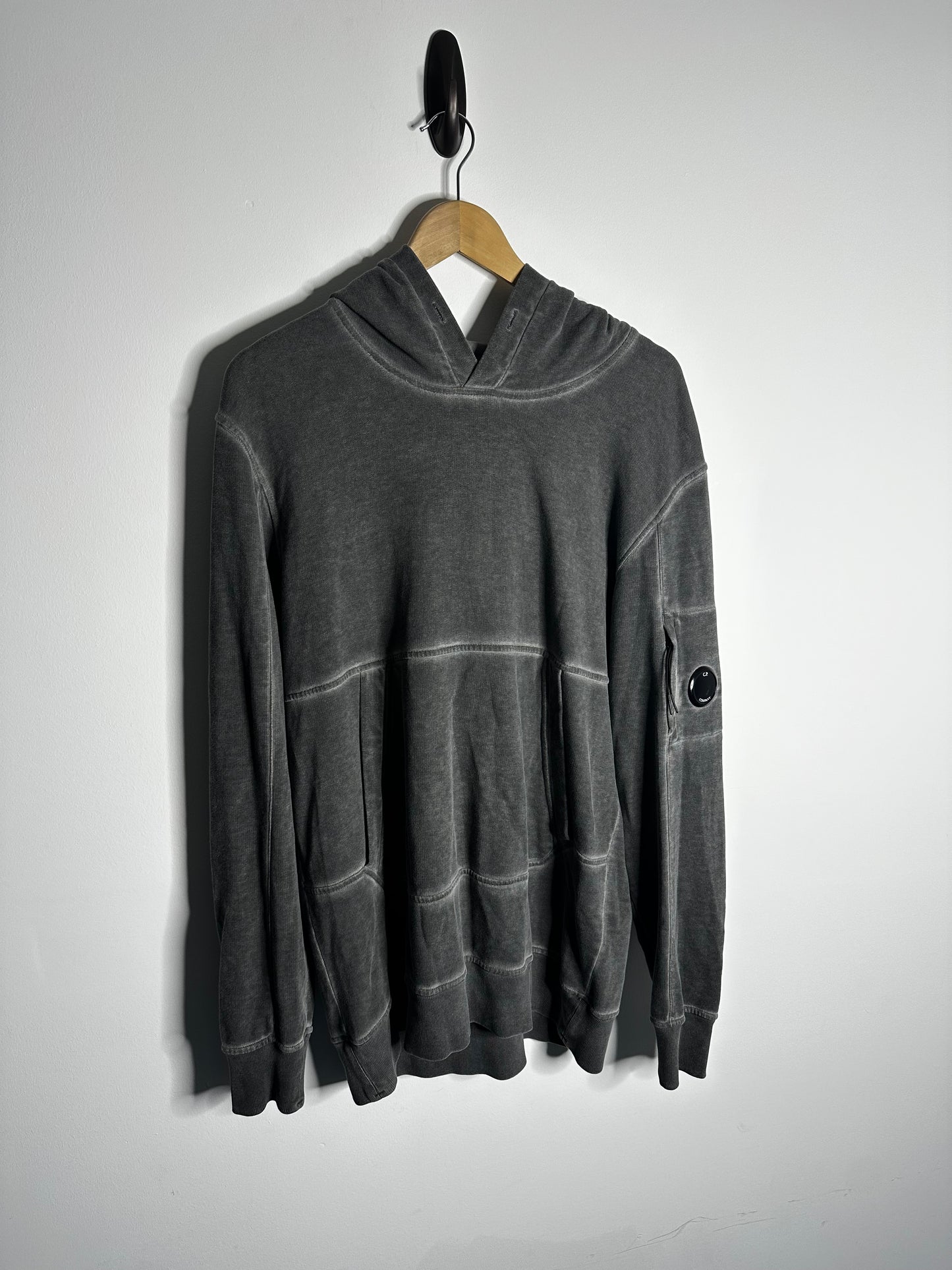 C.P. Company Grey I.C.E Hoodie - Extra Large