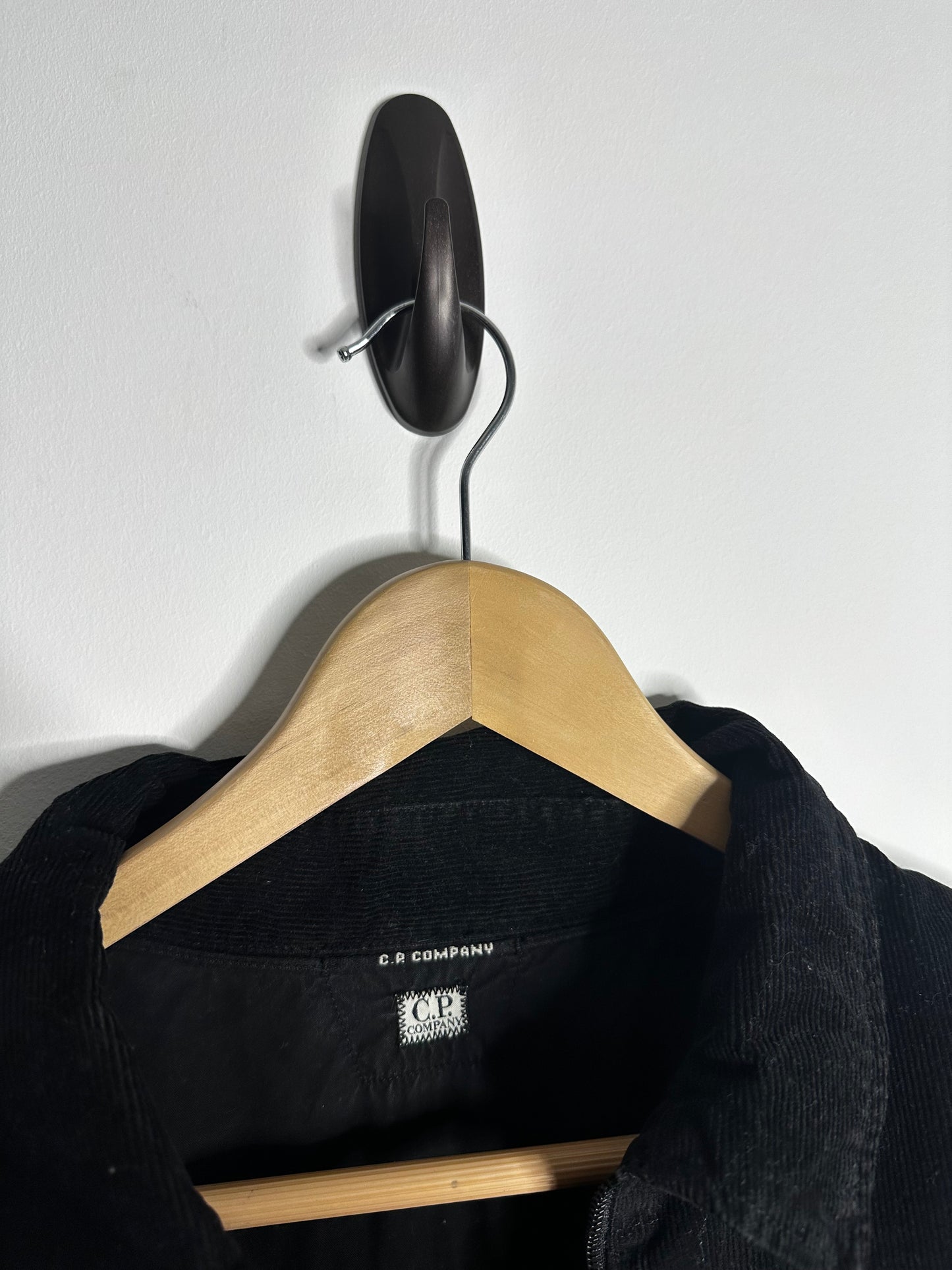 C.P. Company Black Corduroy Smock Overshirt - Extra Large
