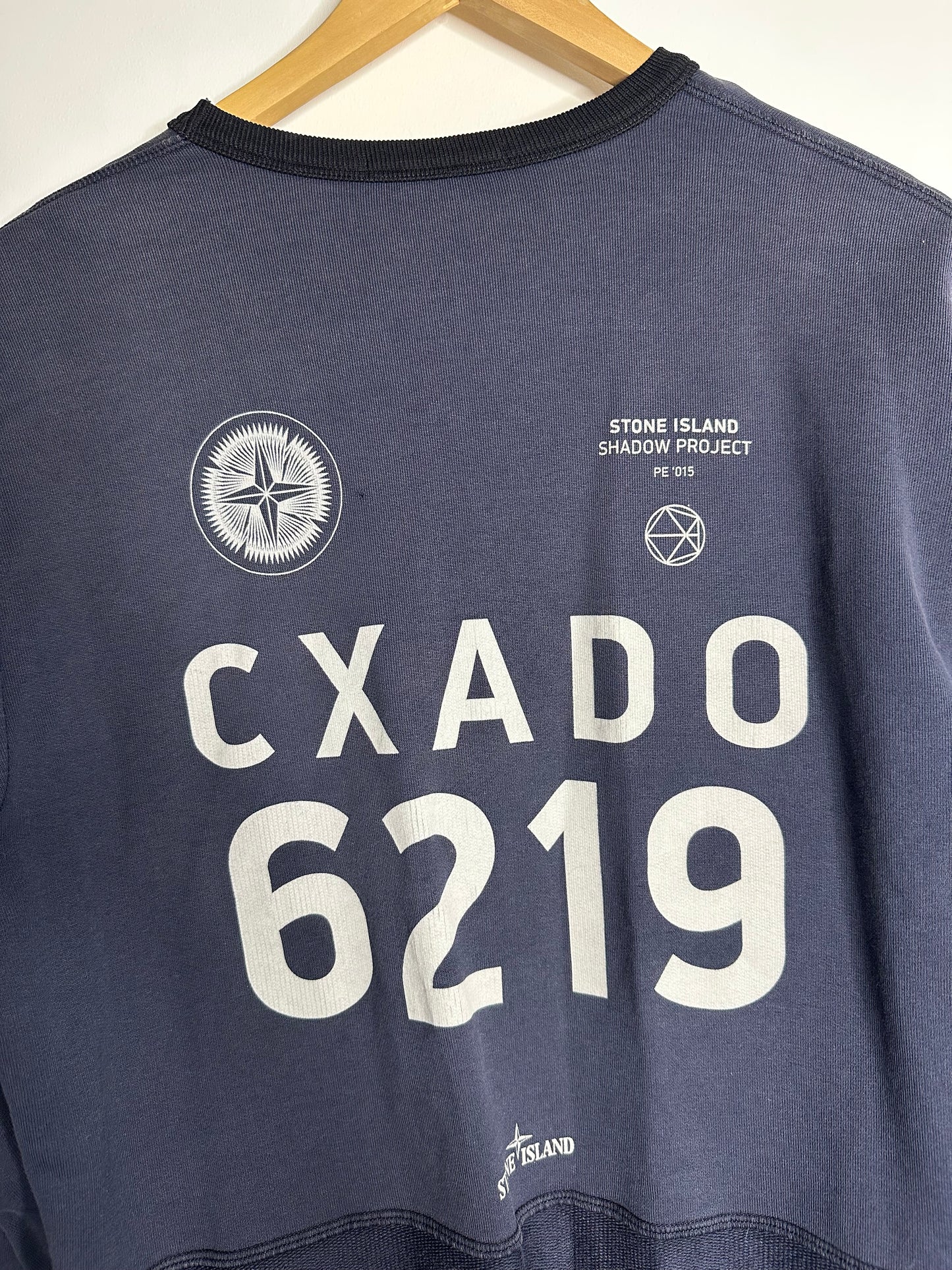 Stone Island Navy Shadow Project Sweatshirt - Small