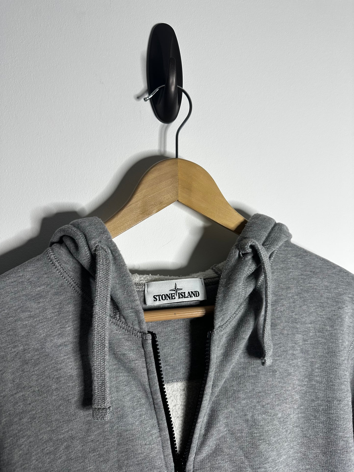 Stone Island Grey Full Tracksuit Zip Hoodie & Tracksuit Bottoms - Medium