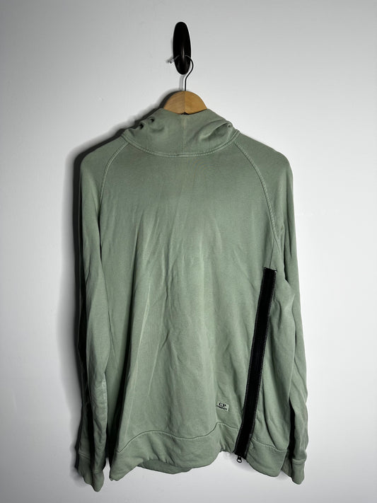 C.P. Company Green Pull Over Goggle Hoodie - Large