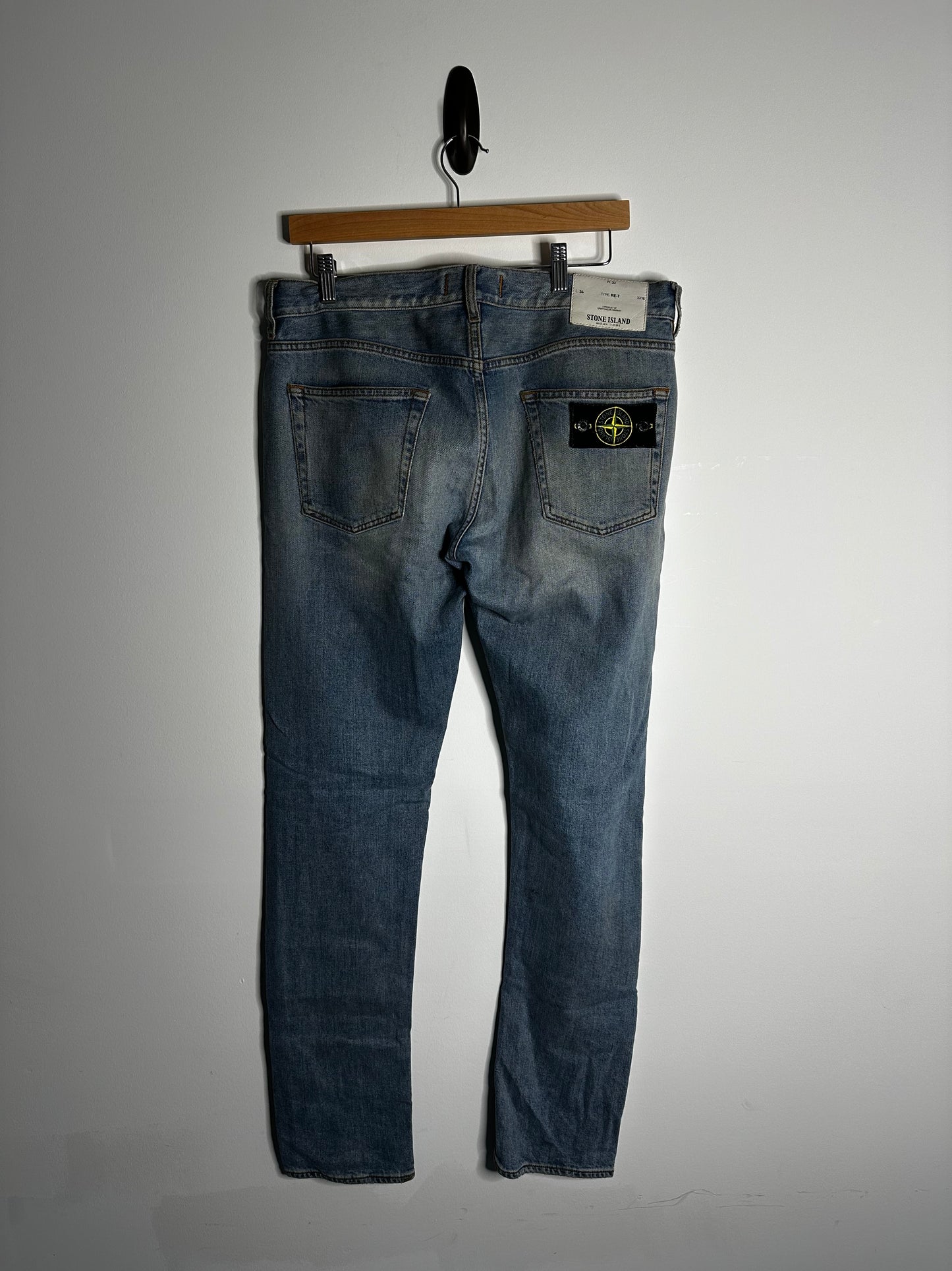 Stone Island Light Blue Denim Jeans - 32 Waist / 34 Leg