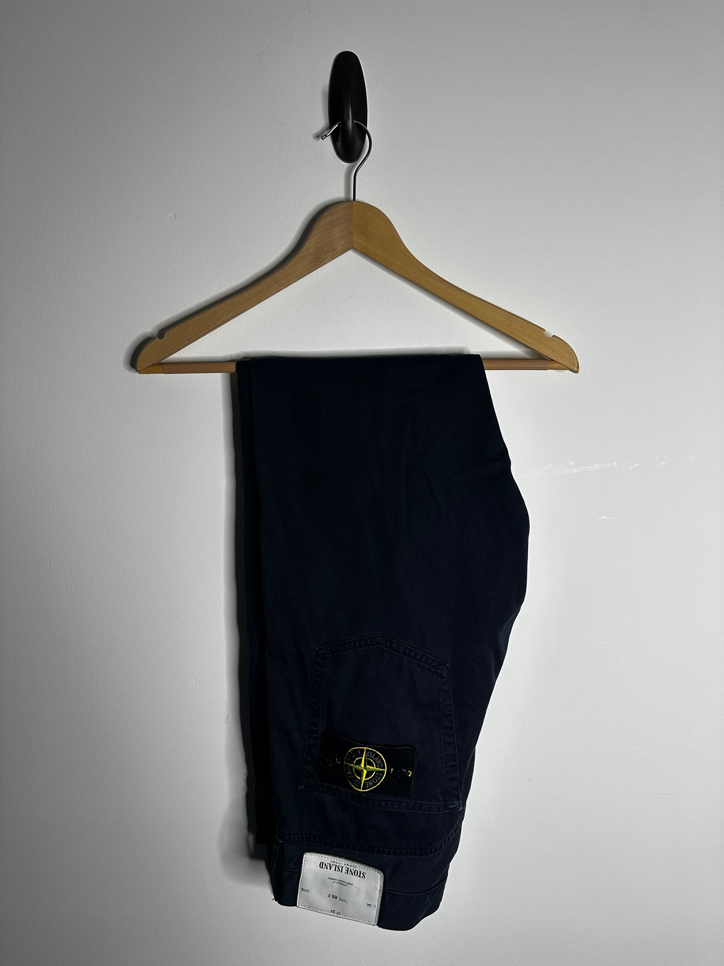 Stone Island Navy Chino Trousers - 32 Waist / 34 Leg
