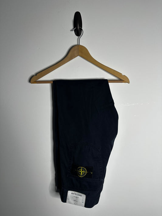 Stone Island Navy Chino Trousers - 32 Waist / 34 Leg