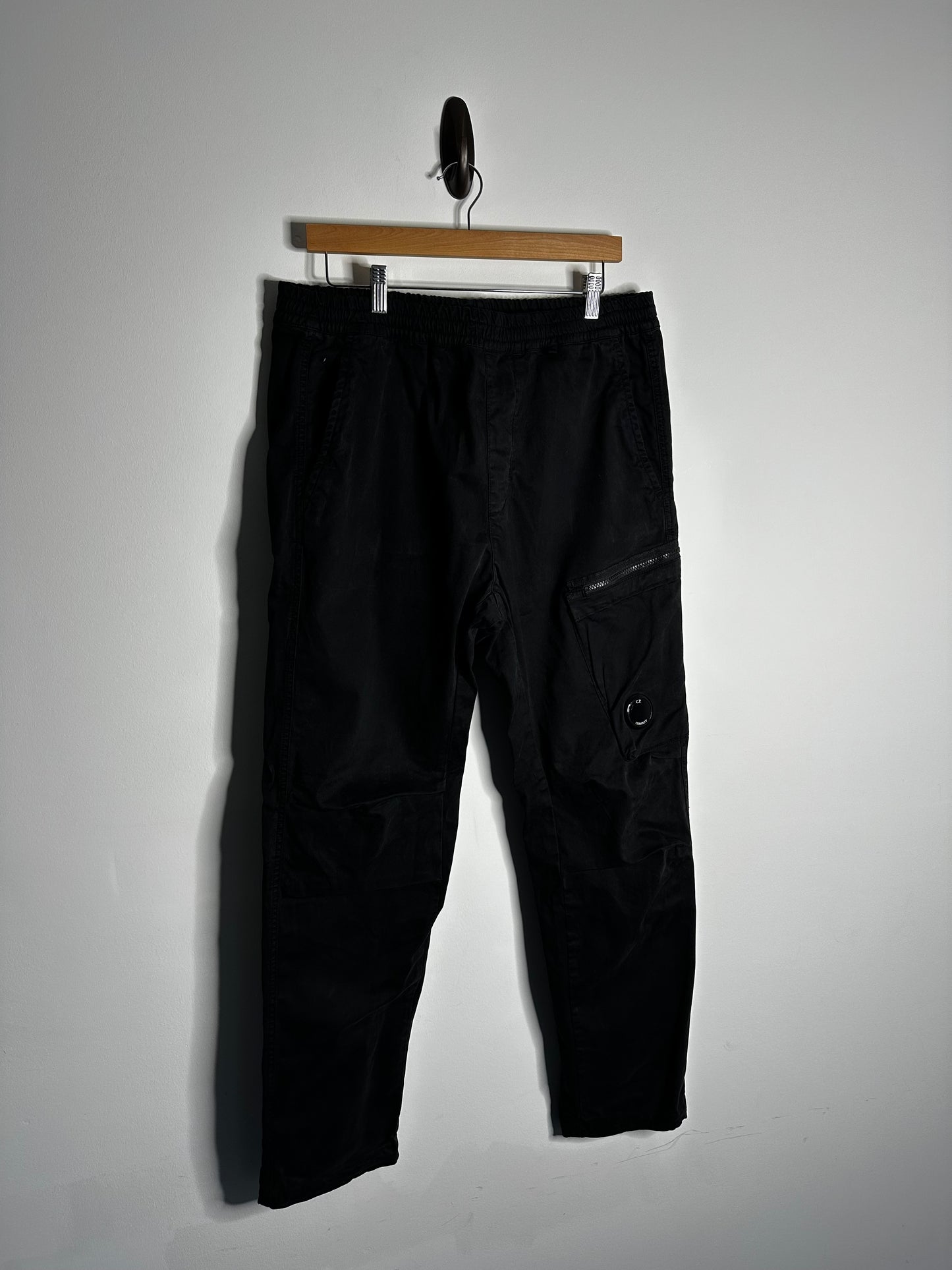 C.P. Company Black Cargo Trousers - Extra Large