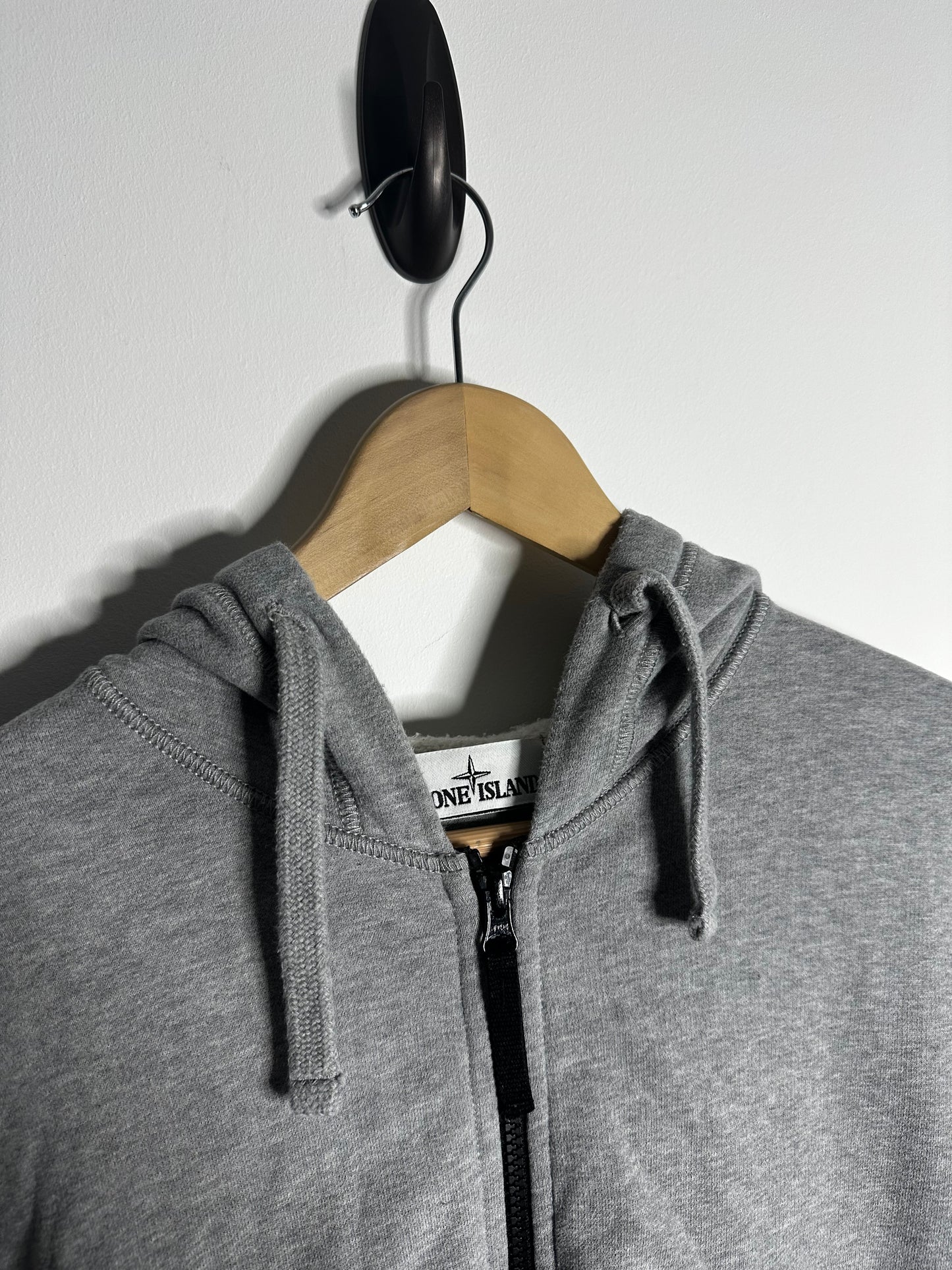 Stone Island Grey Full Tracksuit Zip Hoodie & Tracksuit Bottoms - Medium