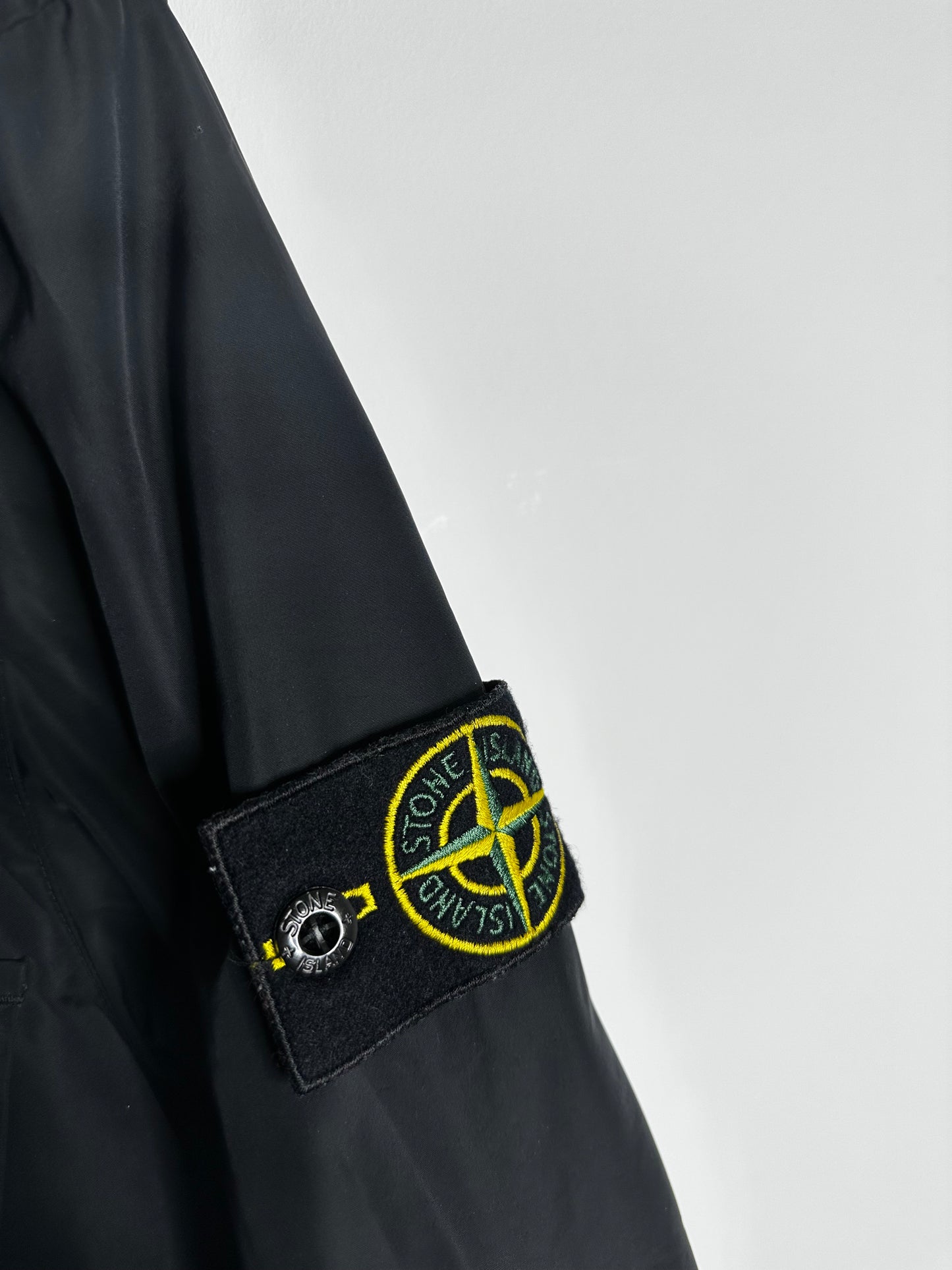 Stone Island Black Micro Reps Multi Pocket Field Jacket - Large