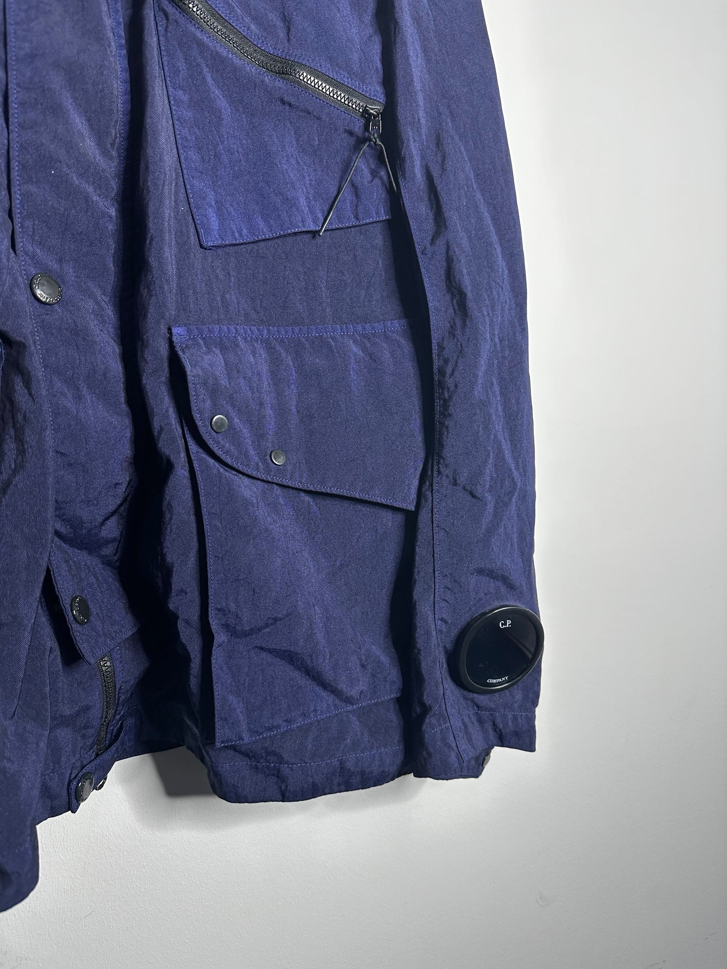 C.P. Company Navy Quartz La Mille Goggle Jacket - Extra Large
