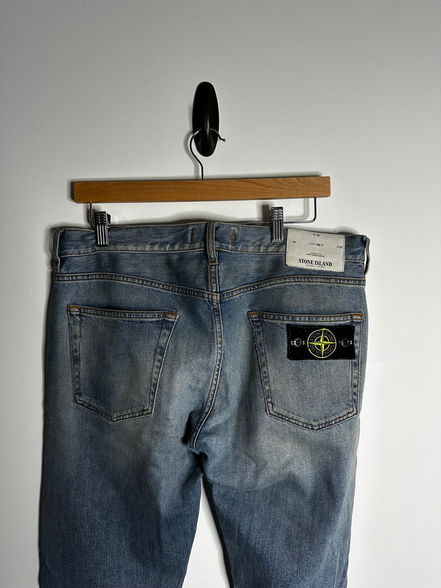 Stone Island Light Blue Denim Jeans - 32 Waist / 34 Leg