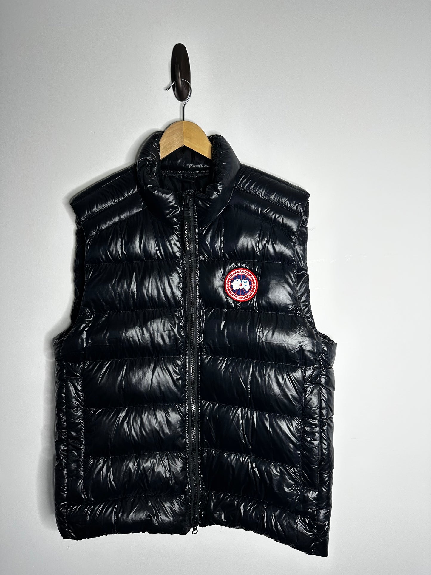 Canada Goose Black Crofton Down Gilet - Large