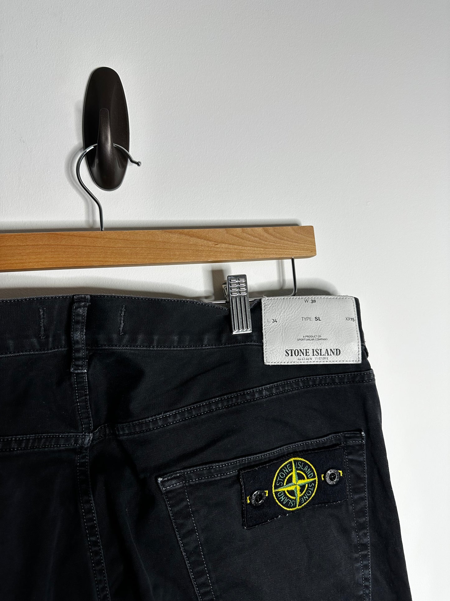 Stone Island Black Jeans - 38 Waist / 34 Leg