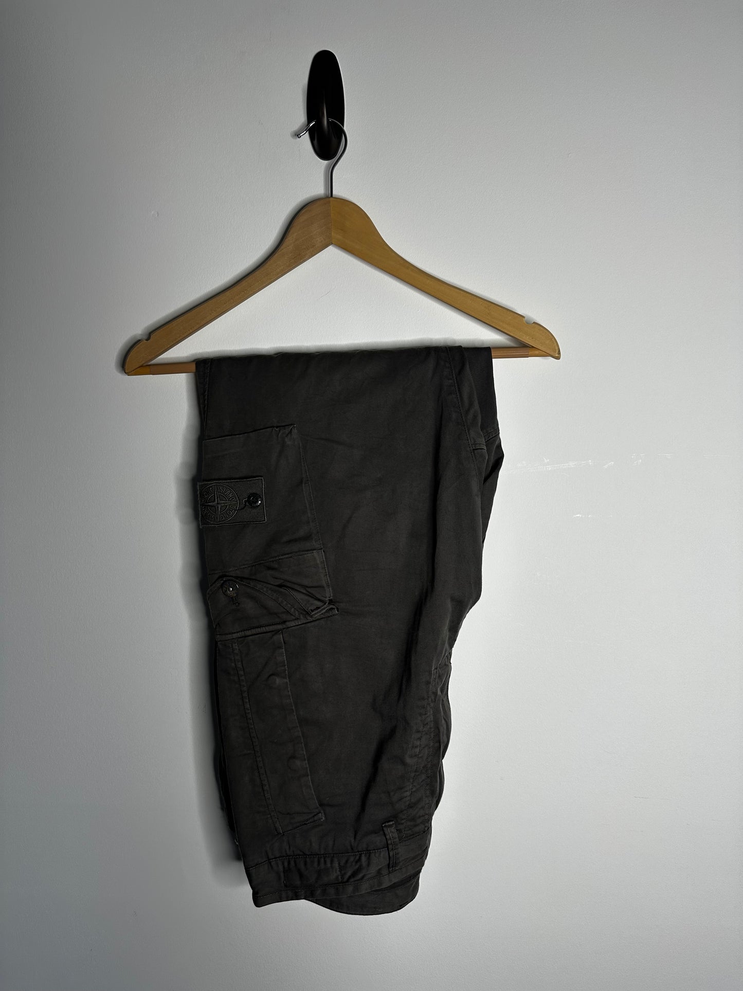 Stone Island Grey Ghost Cargo Trousers - 32" Waist