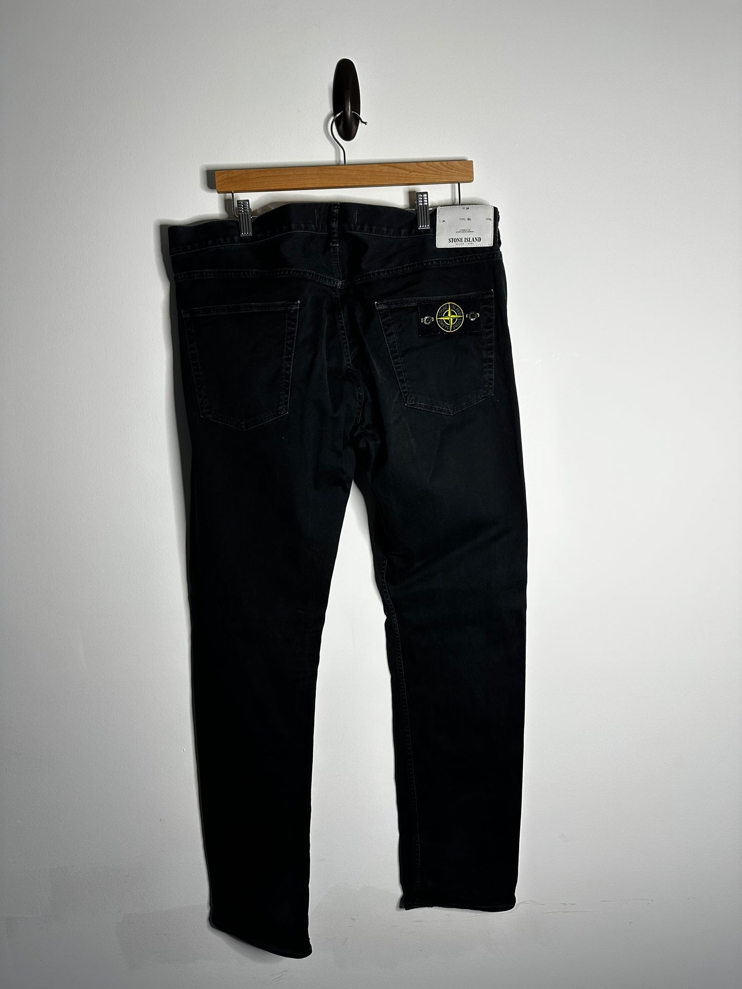 Stone Island Black Jeans - 38 Waist / 34 Leg