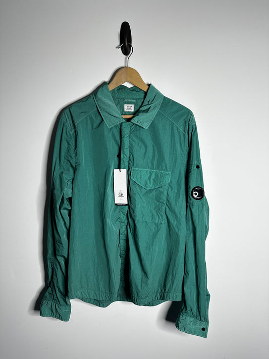 C.P. Company Green Chrome - R Nylon Overshirt - Large