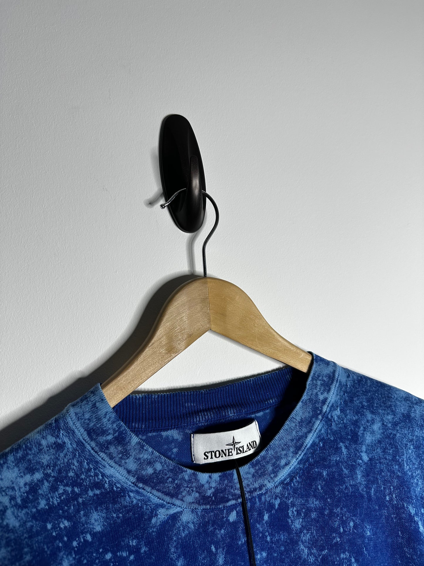 Stone Island Blue Off Dye OVD Camo Jumper - Large & Extra Large