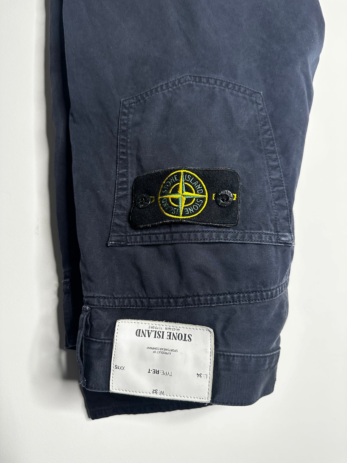 Stone Island Navy Chino Trousers - 32 Waist / 34 Leg