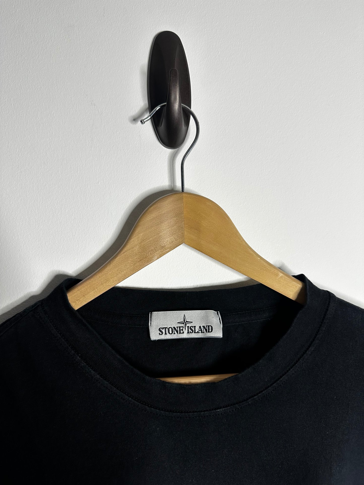 Stone Island Black Long Sleeve T - Shirt - XXL