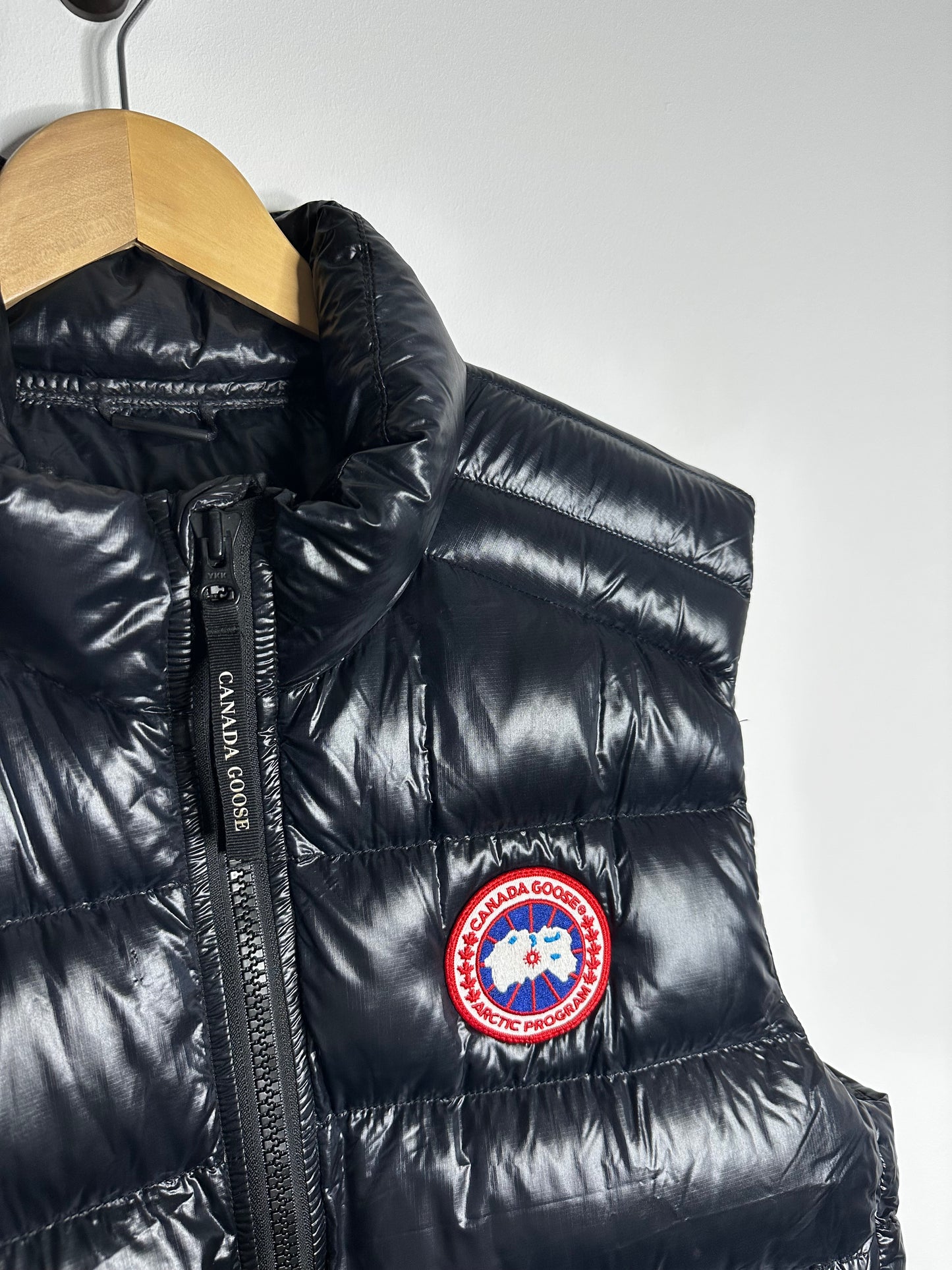 Canada Goose Black Crofton Down Gilet - Large