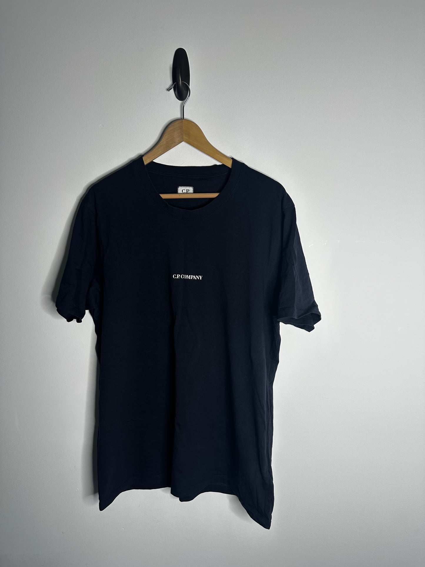 C.P. Company Navy Front Print T - Shirt - XXL