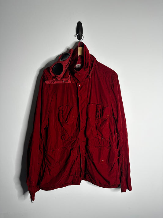 C.P. Company Red Multi Pocket Goggle Jacket - XXXL