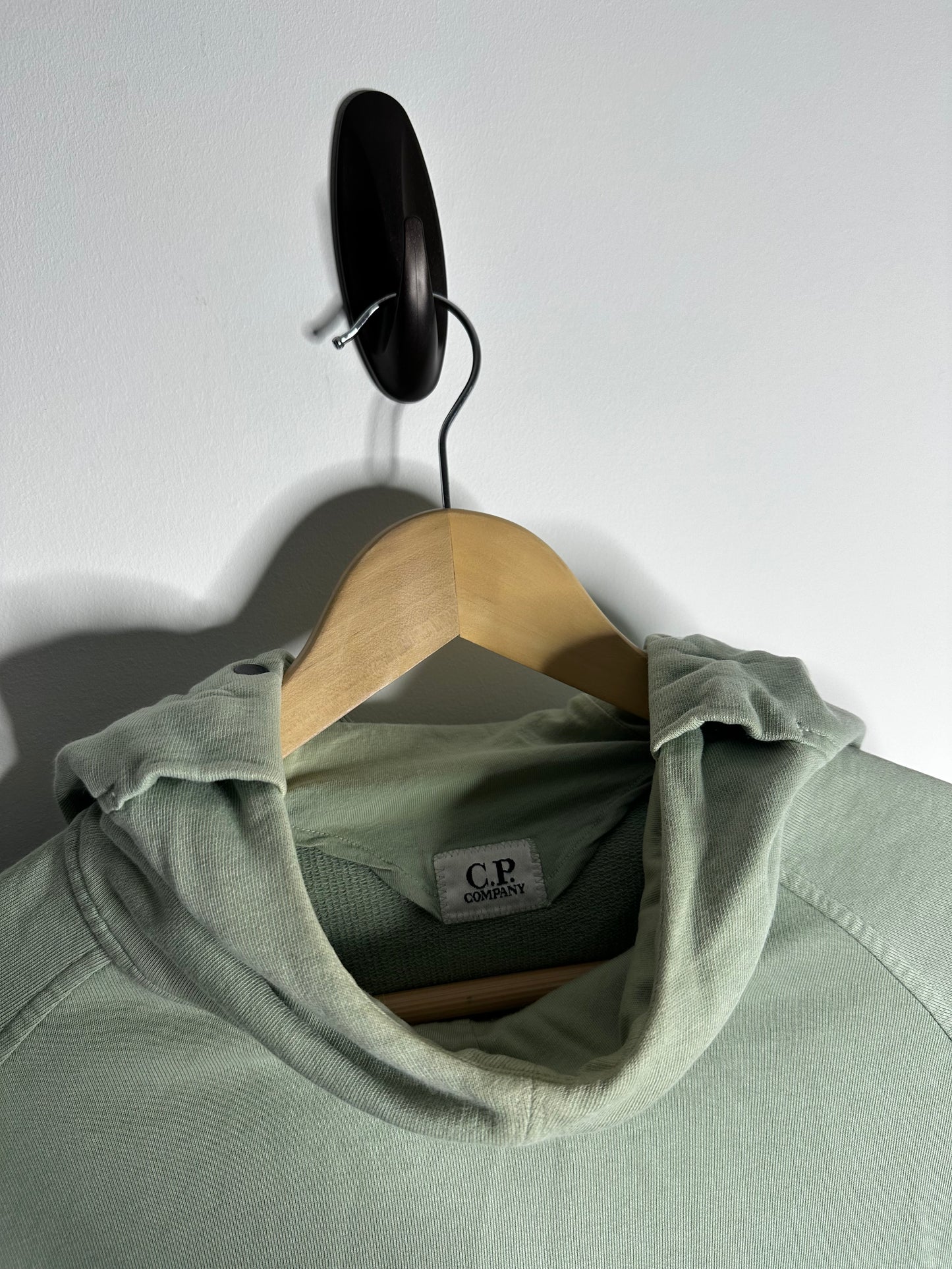 C.P. Company Green Pull Over Goggle Hoodie - Large