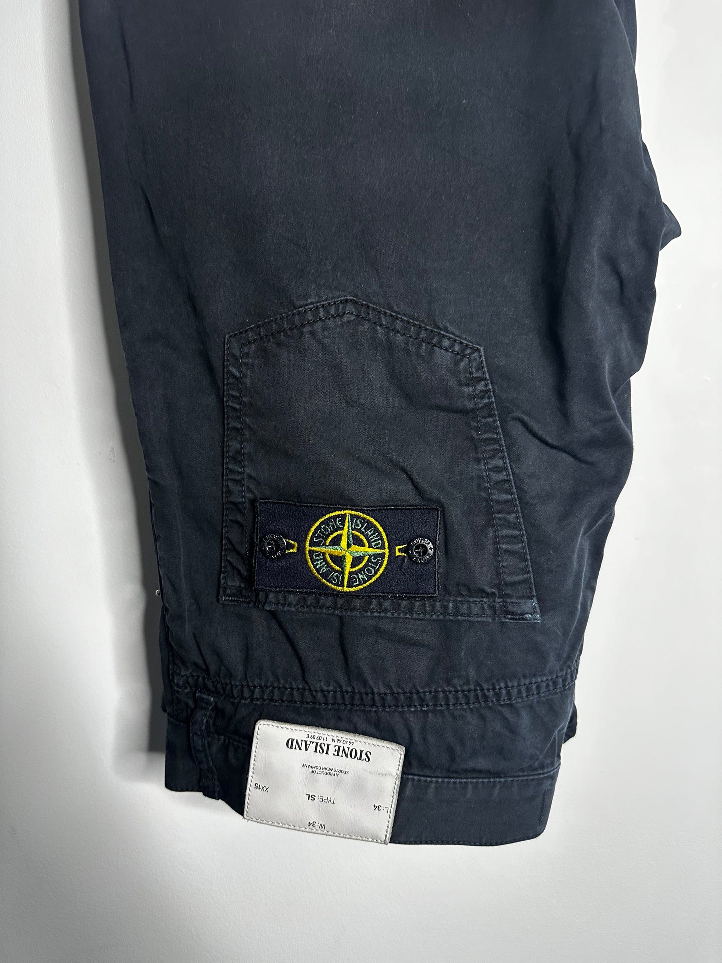 Stone Island Black Chino Trousers - 34 Waist / 34 Leg