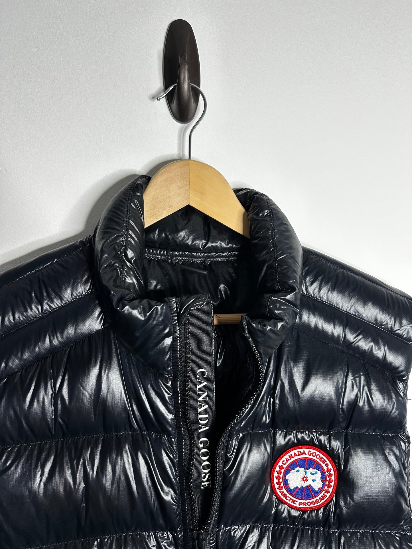 Canada Goose Black Crofton Down Gilet - Large